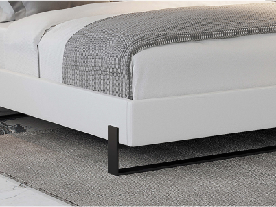 Elevated Bed in Matte Black